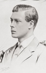 Prinz Edward, zukünftiger Edward VIII., später Herzog von Windsor