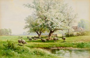 Pastorale Landschaft von Carl Weber