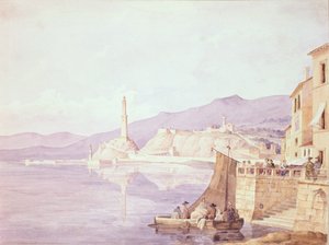 Der Hafen von Genua, 1835