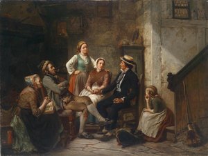 Rückkehr des jungen Seemanns von Carl Wilhelm Huebner