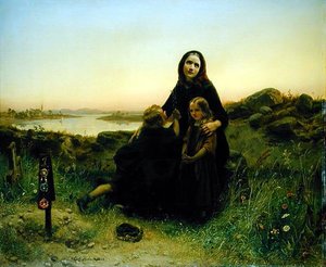 Die trauernde Witwe, 1852