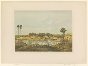 Ansicht einer Landschaft bei Samarang