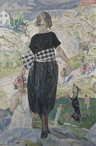 Springender Hund, 1920 von Carl Wilhelm Wilhelmson