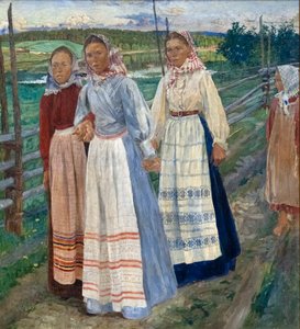 Samstagabend von Carl Wilhelm Wilhelmson