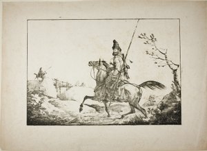 Ein Kosake von Carle Vernet
