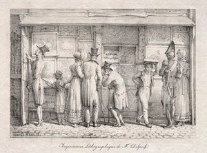 Delpech Lithographische Druckerei von Carle Vernet