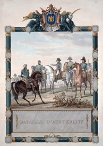 Die Schlacht bei Austerlitz am 2. Dezember von Carle Vernet