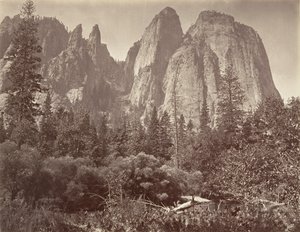 Cathedral Rocks und Spires von Carleton E. Watkins.