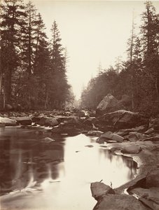 Merced River, Yosemite von Carleton E. Watkins.
