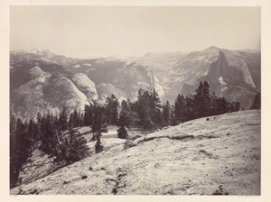Die Kuppeln, vom Sentinel Domes, Yosemite, um 1865-1866