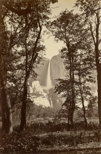 Yosemite Falls, 2634 ft. von Carleton E. Watkins