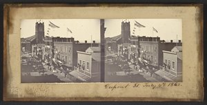 Dupont Street, 4. Juli 1862 von Carleton Watkins