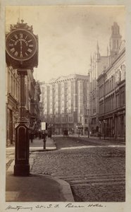 Palace Hotel, Montgomery Street, San Francisco von Carleton Watkins