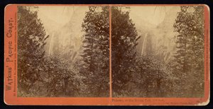 Pohono oder der Brautschleier, 900 Fuß, Mariposa County, Kalifornien von Carleton Watkins