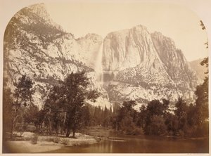 Flussansicht, Yo Semite Wasserfälle. 2477 ft. von Carleton Watkins