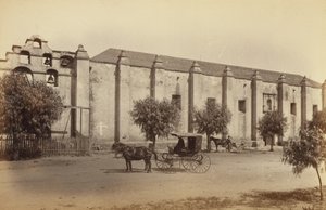 San Gabriel Mission, Kalifornien von Carleton Watkins