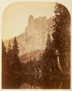 Wächter (Blick auf das Tal) 3270 ft. Yosemite von Carleton Watkins