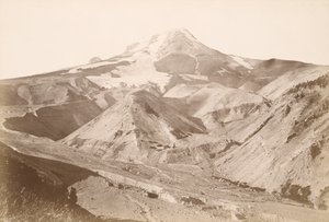 Gipfel des Mt. Hood, Oregon von Carleton Watkins