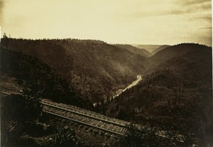 [Der Canyon des American River, C.P.R.R.] von Carleton Watkins