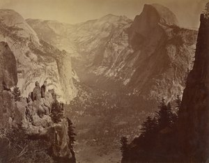 [Die Kuppeln vom Gletscherfelsen] von Carleton Watkins