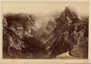 Der Half Dome vom Glacier Point, Yosemite von Carleton Watkins