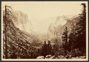 [Das Yosemite vom Inspiration Point] von Carleton Watkins