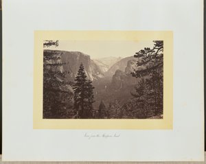 Blick vom Mariposa-Pfad von Carleton Watkins