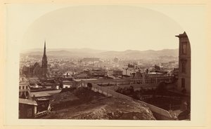 Blick von der Residenz von Herrn Crocker, Cal St. Hill, Blick nach Südosten