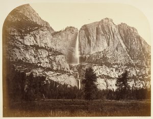 Yo Semite Wasserfälle (Vorderansicht) 2477 ft. von Carleton Watkins