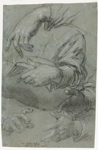 Studien von Händen, ca. 1586 von Carletto Caliari