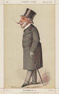 Vanity Fair: Staatsmann, Nr. 71 Einer der Lämmer der politischen Herde, 1871