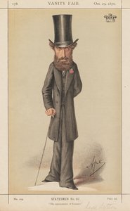 Vanity Fair: Staatsmänner Nr. 67 Der Vertreter der Romantik, 1870 von Carlo