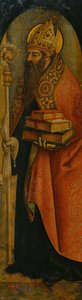Heiliger Augustinus, 1480er Jahre von Carlo Crivelli