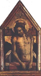 Der auferstandene Christus, Detail aus dem San Silvestro Polyptychon