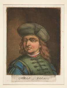 Camillo Bocacci, aus Ritratti di pittori (Porträts von Malern) von Carlo Lasinio