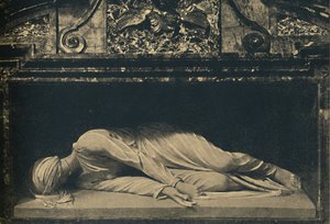 Rom - Basilika von St. Caecilia. - Statue der Heiligen von Maderno, 1910 von Carlo Maderno