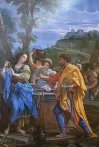 Rebekka und Eliezer am Brunnen