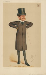 Sir George Orby Wombwell, Unser Sir George, 24. Januar 1874, Vanity Fair Karikatur von Carlo Pellegrini