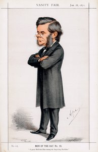 Thomas Henry Huxley, britischer Biologe von Carlo Pellegrini