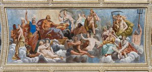 Versammlung der Götter des Olymp von Carlo Santner
