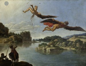 Der Sturz des Ikarus von Carlo Saraceni