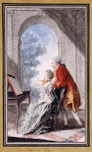 John Wilkes und Miss Gertrude Carmontelle von Carmontelle