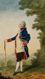 Der Baron de Bombelles in den Tuilerien, 1765