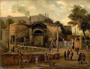 Ansicht des Burgtors, Nottingham