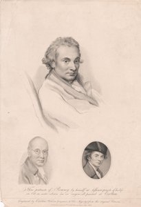 Drei Porträts von Romney von sich selbst in verschiedenen Lebensphasen. von Caroline Watson
