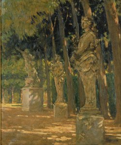 Kreuzung am Ende des Tapis Vert, Versailles von Carroll Beckwith