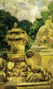 Jardin de la Fontaine in Nîmes, Frankreich