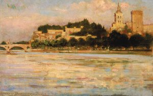 Der Papstpalast und Pont d