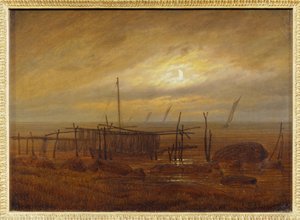 Am Meeresstrand von Caspar David Friedrich