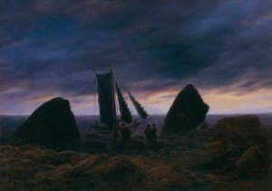 Fischerboot an der Ostsee, ca. 1830